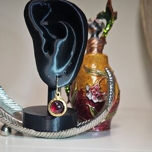 Garnet earrings